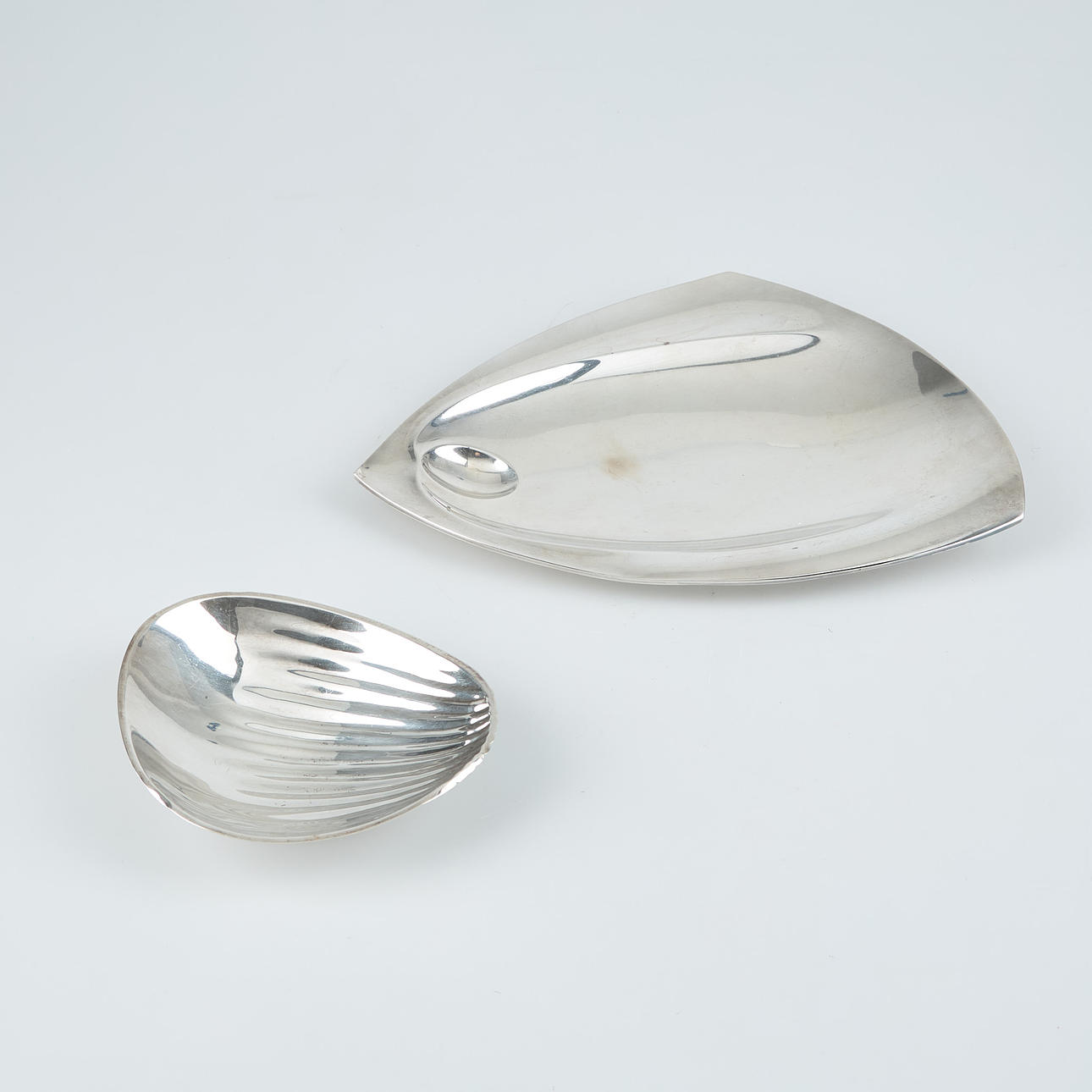 TAPIO WIRKKALA. FAT, 2 pcs, silver.
