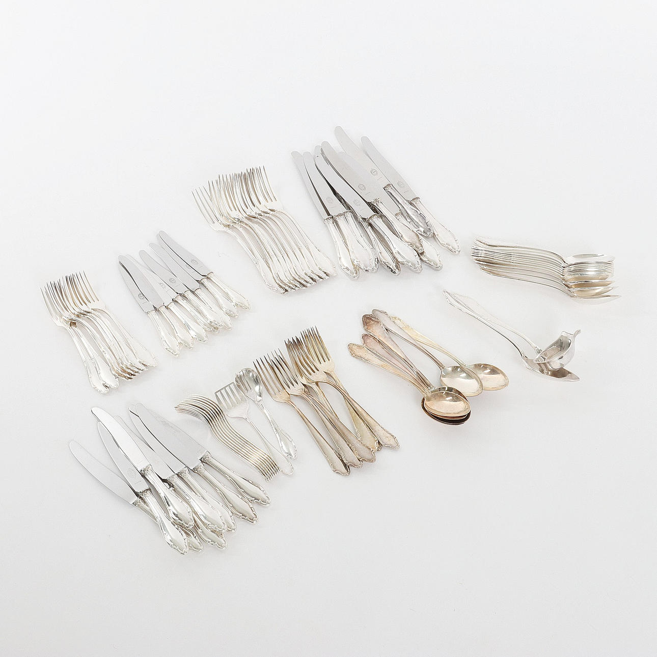 CUTLERY SET, 80 pieces, “Lecko”, nickel silver.