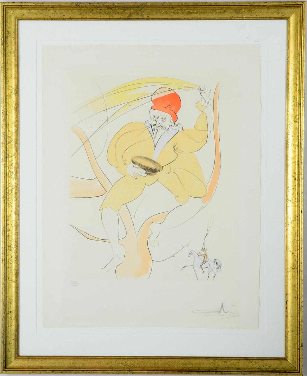 SALVADOR DALI. Färgetsning.