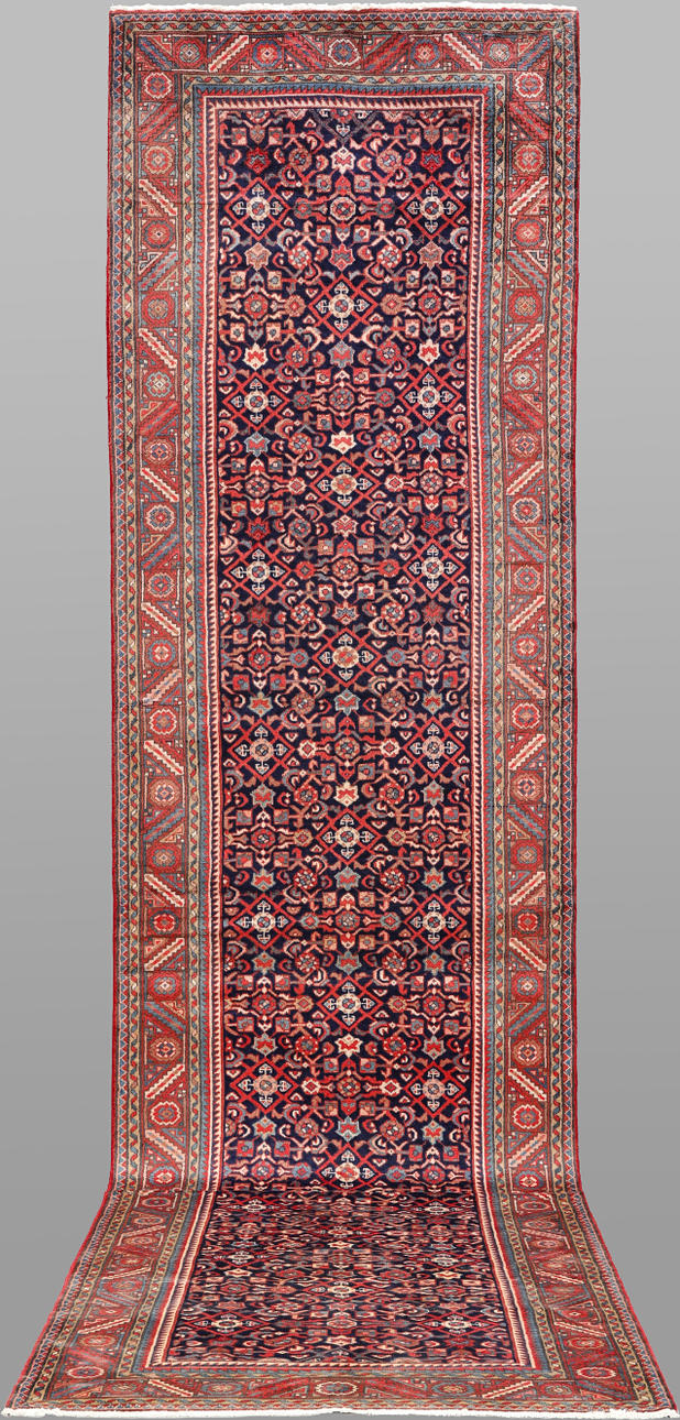ORIENT CARPET. Hamadan, gallery model, 434 x 110 cm.