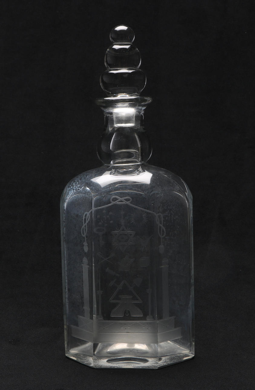 KARAFF, glas, Einar Nerman, Kosta, 1900-talets första hälft.