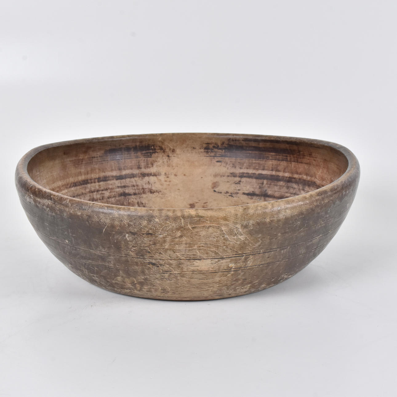 Bierschale aus Holz, 18. Jahrhundert.