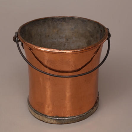 KOPPARHINK med bygelhandtag, 18-/1900-tal.