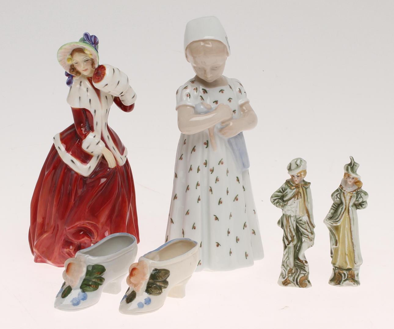 PARTI PORSLIN, 6 delar, 1900-tal.