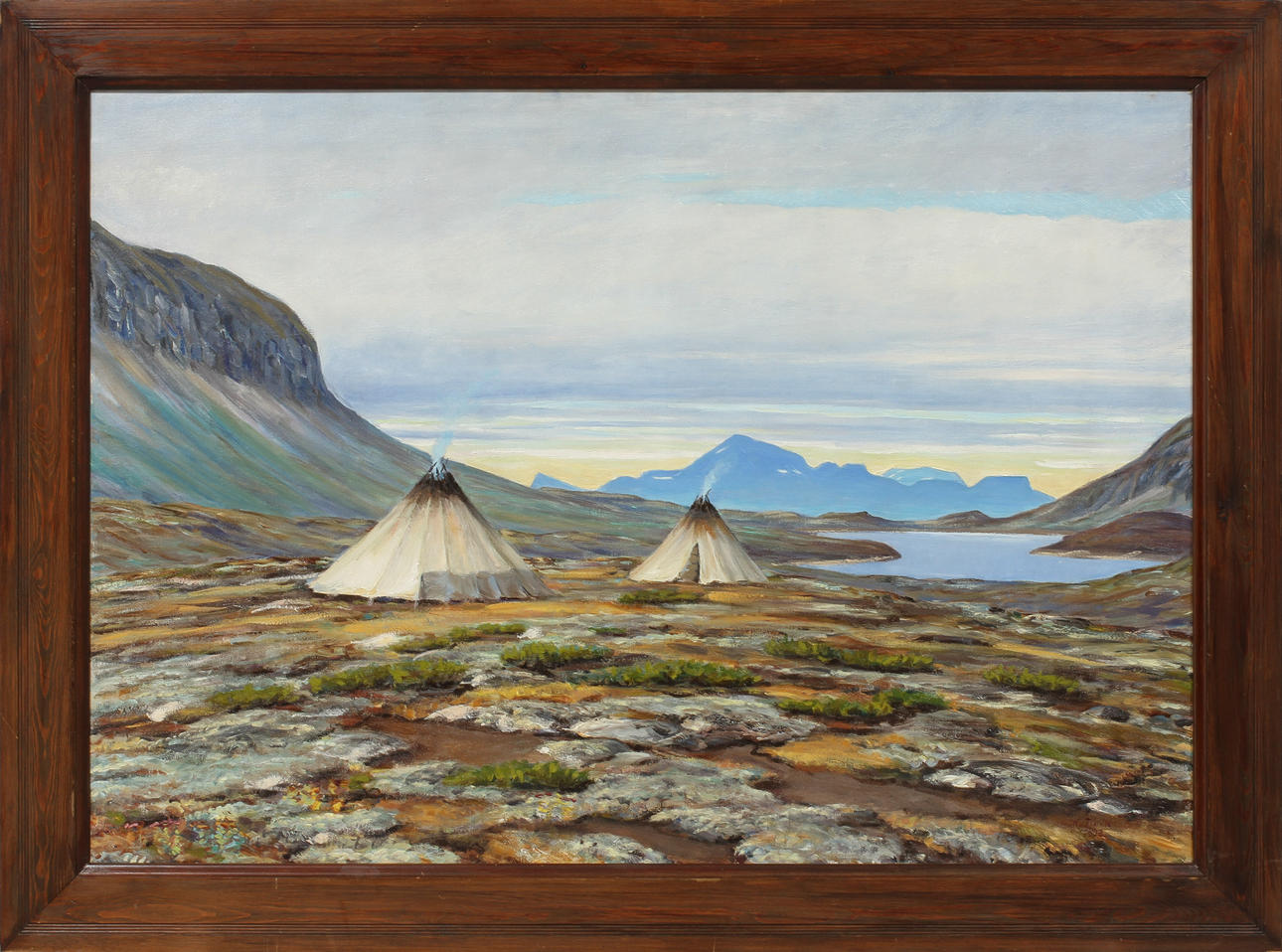 KARL TIRÉN. olja på duk, sign o dat 1918.