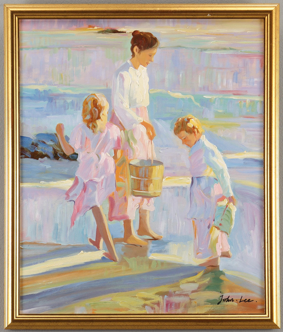 JOHN LEE olja på duk, signerad.