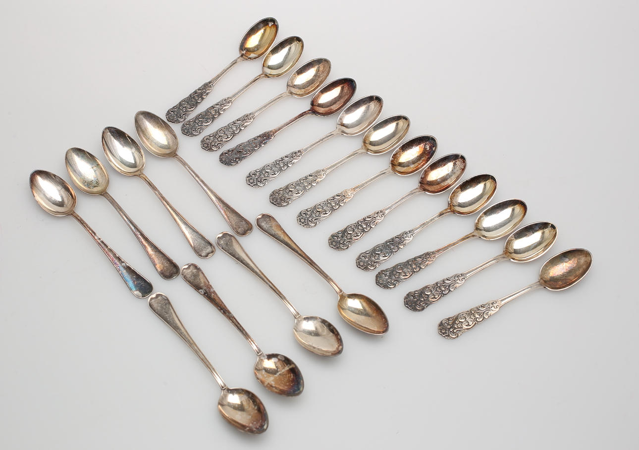 KAHVELUSIKAT, 20 kpl, hopea.