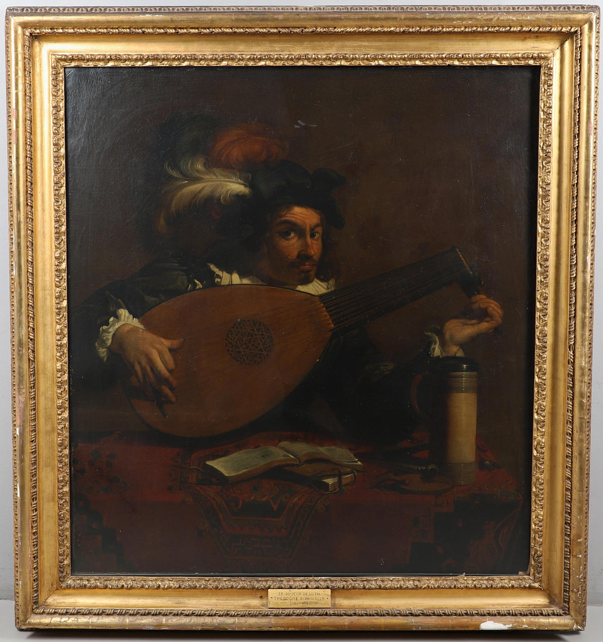 AFTER THEODORE ROMBOUTS (1597-1637). LUTE PLAYER.