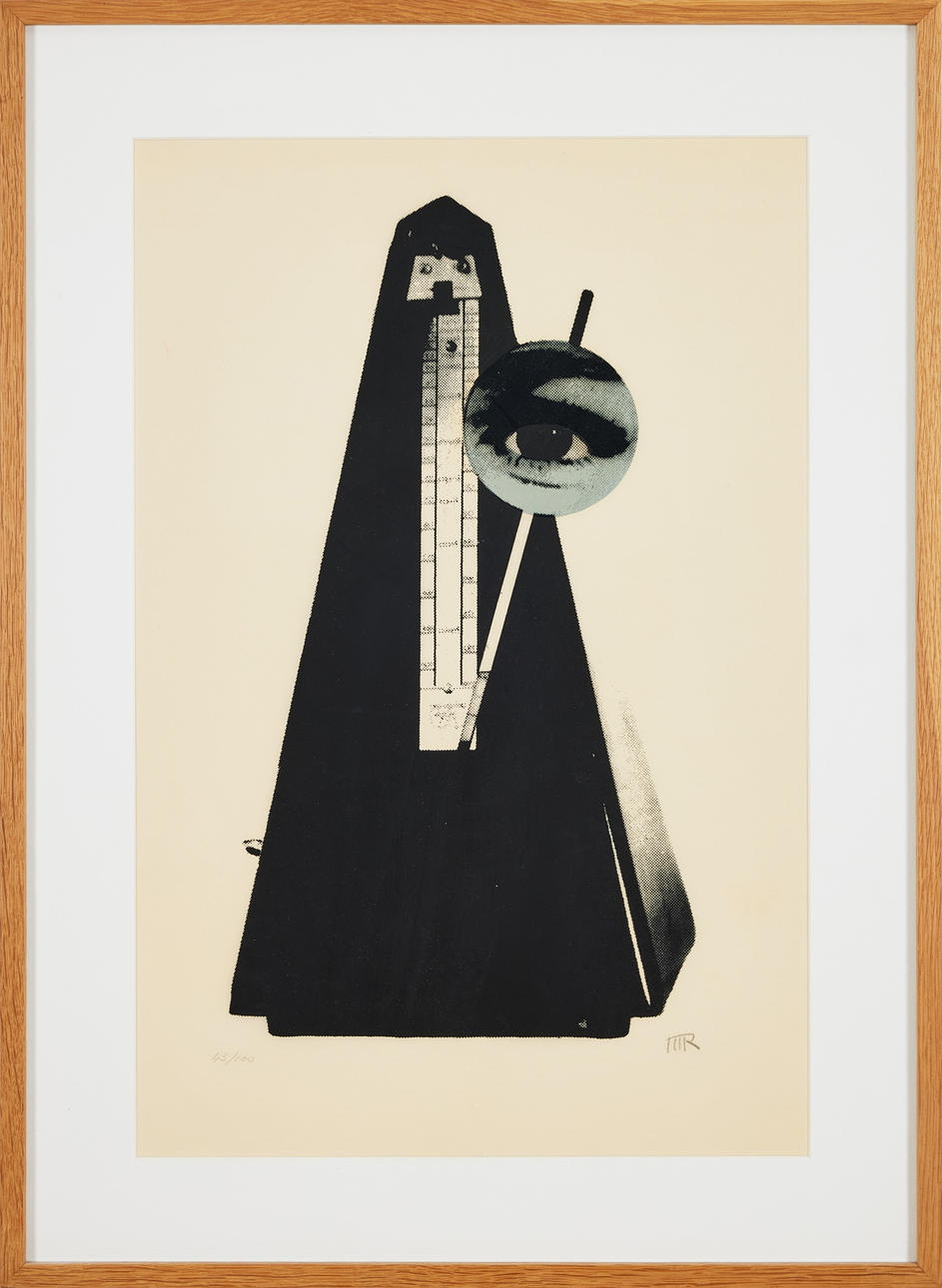 MAN RAY. "Métronome (Objet indéstructible)".