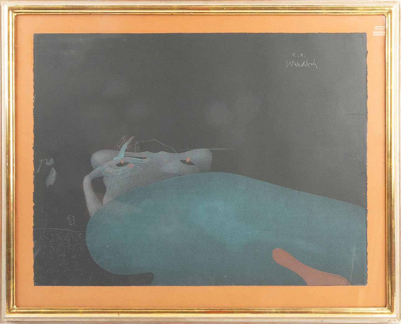 PAUL  WUNDERLICH. Lithografie, signiert, EA-Ausgabe.