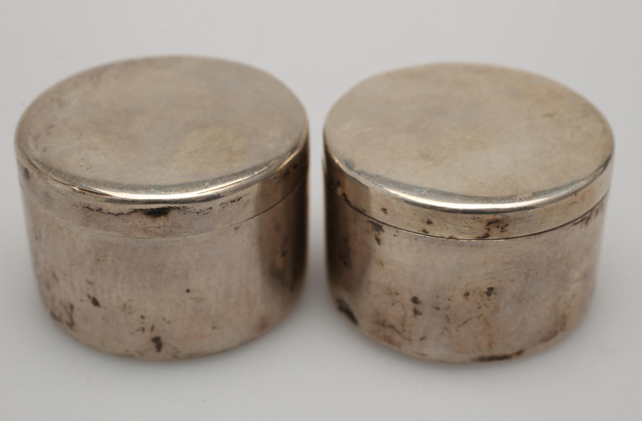 ASKAR MED LOCK, 2 st, silver.