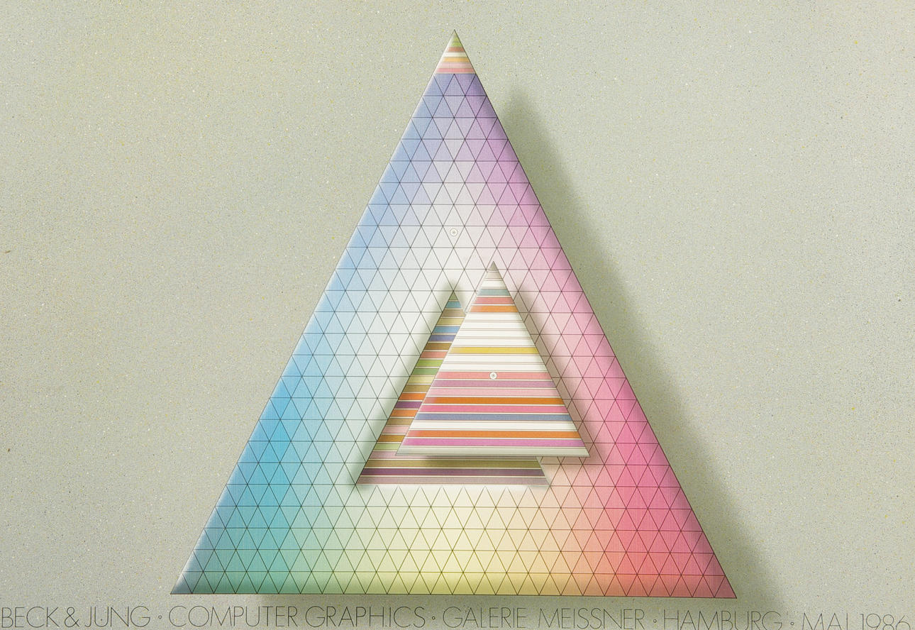 BECK & JUNG. Galleriaffisch, Meissner, Hamburg.