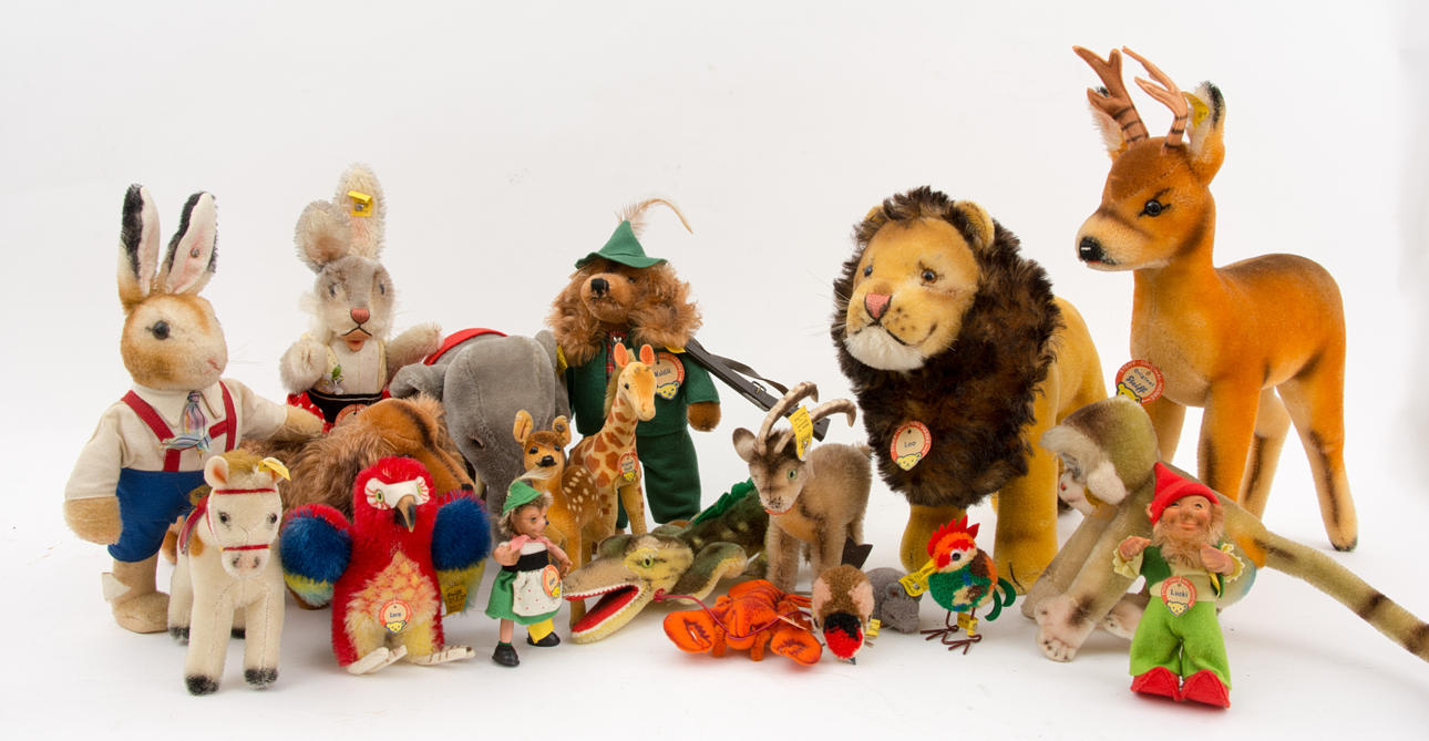 STEIFF. 20 djur bunt mycket.