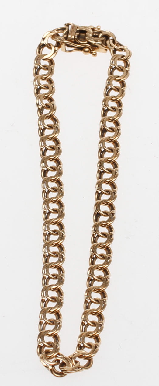 ARMBAND, 18k guld, vikt ca 7,7 gram.