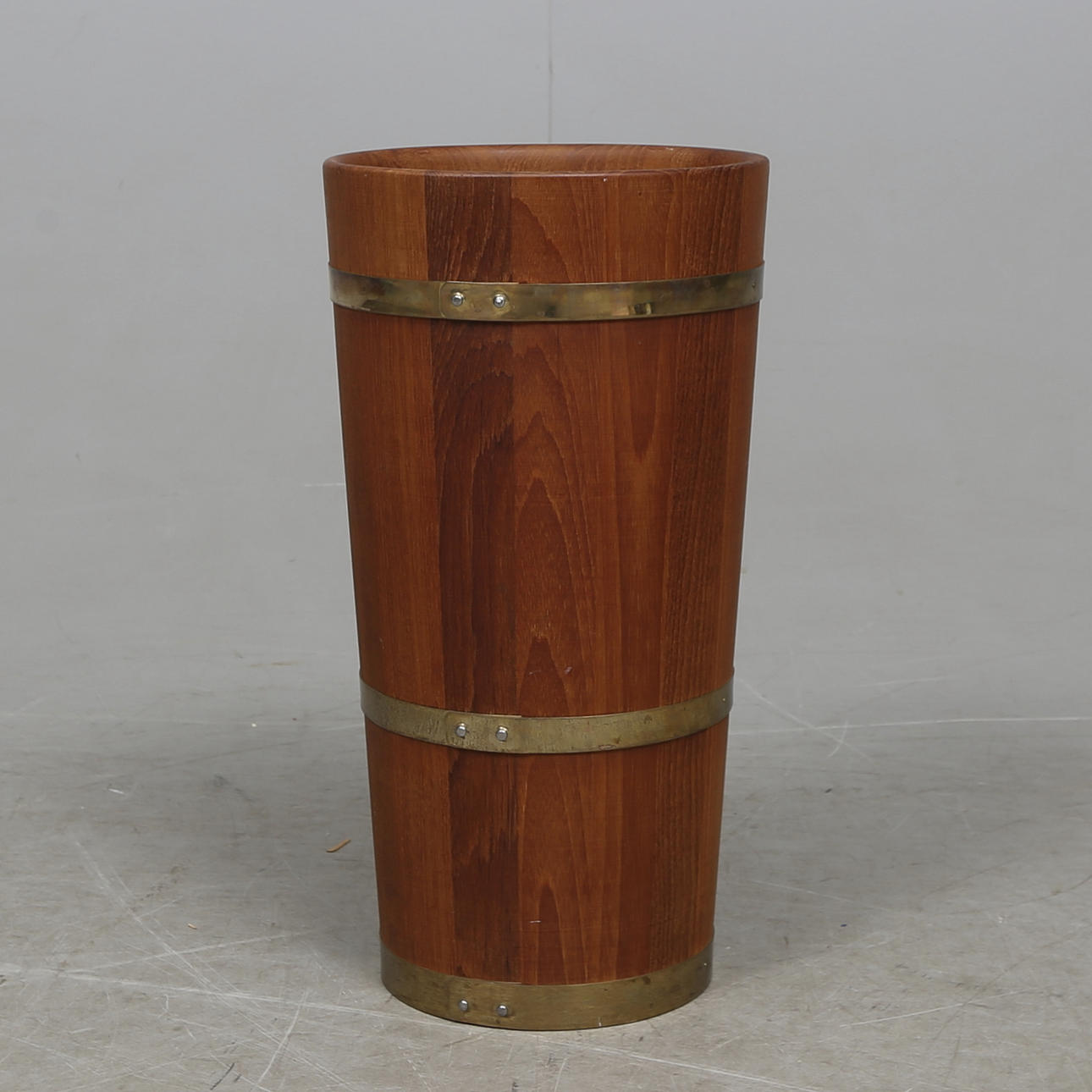PARAPLYSTÄLL, teak, 1950/60-tal.