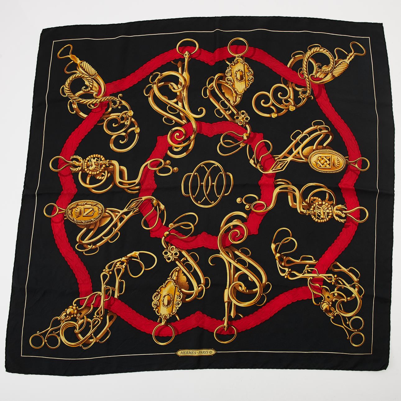 Hermes, scarf, "Profile Sellier".