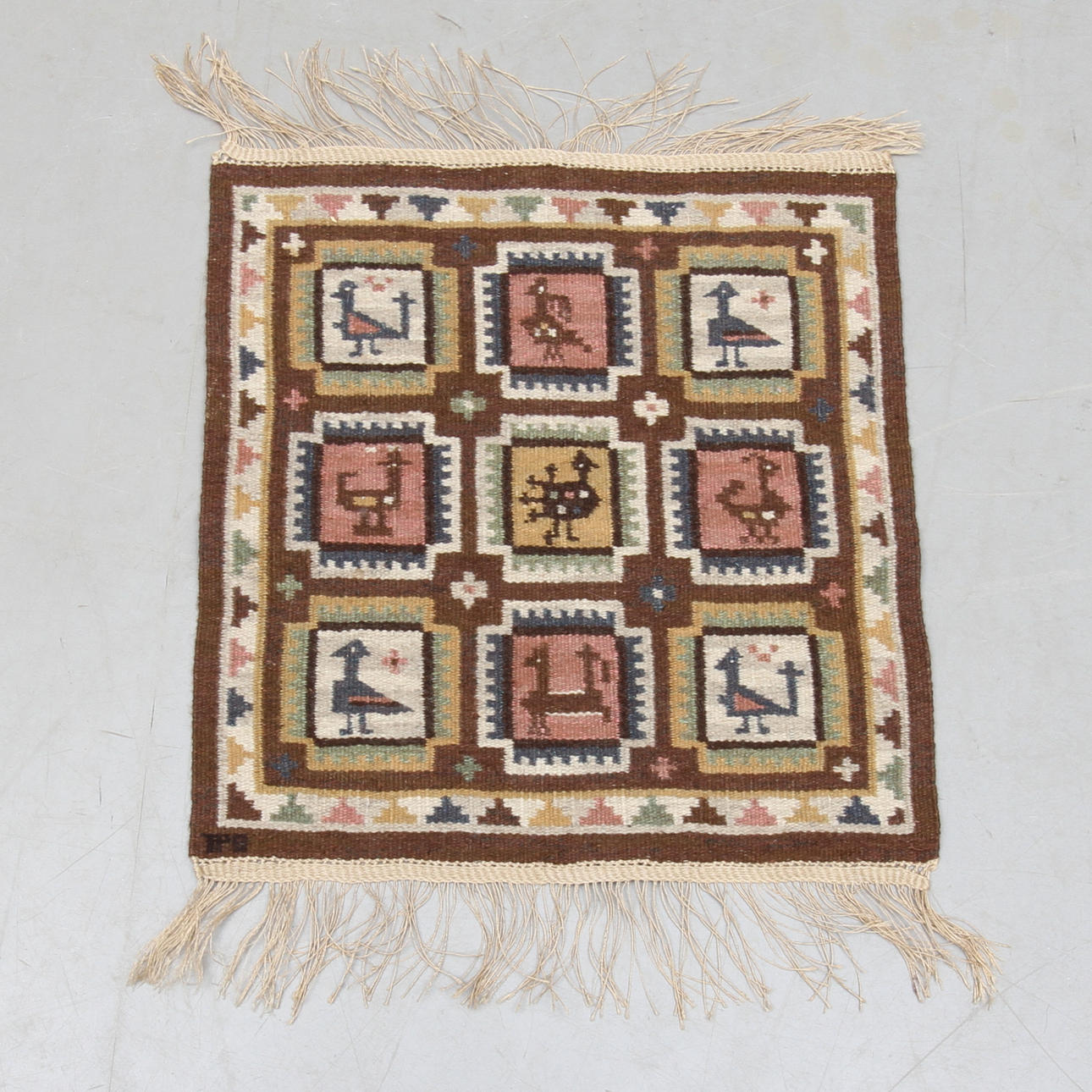 BONAD, röllakan, signerad TPB Textilatelier Polly Björkman.