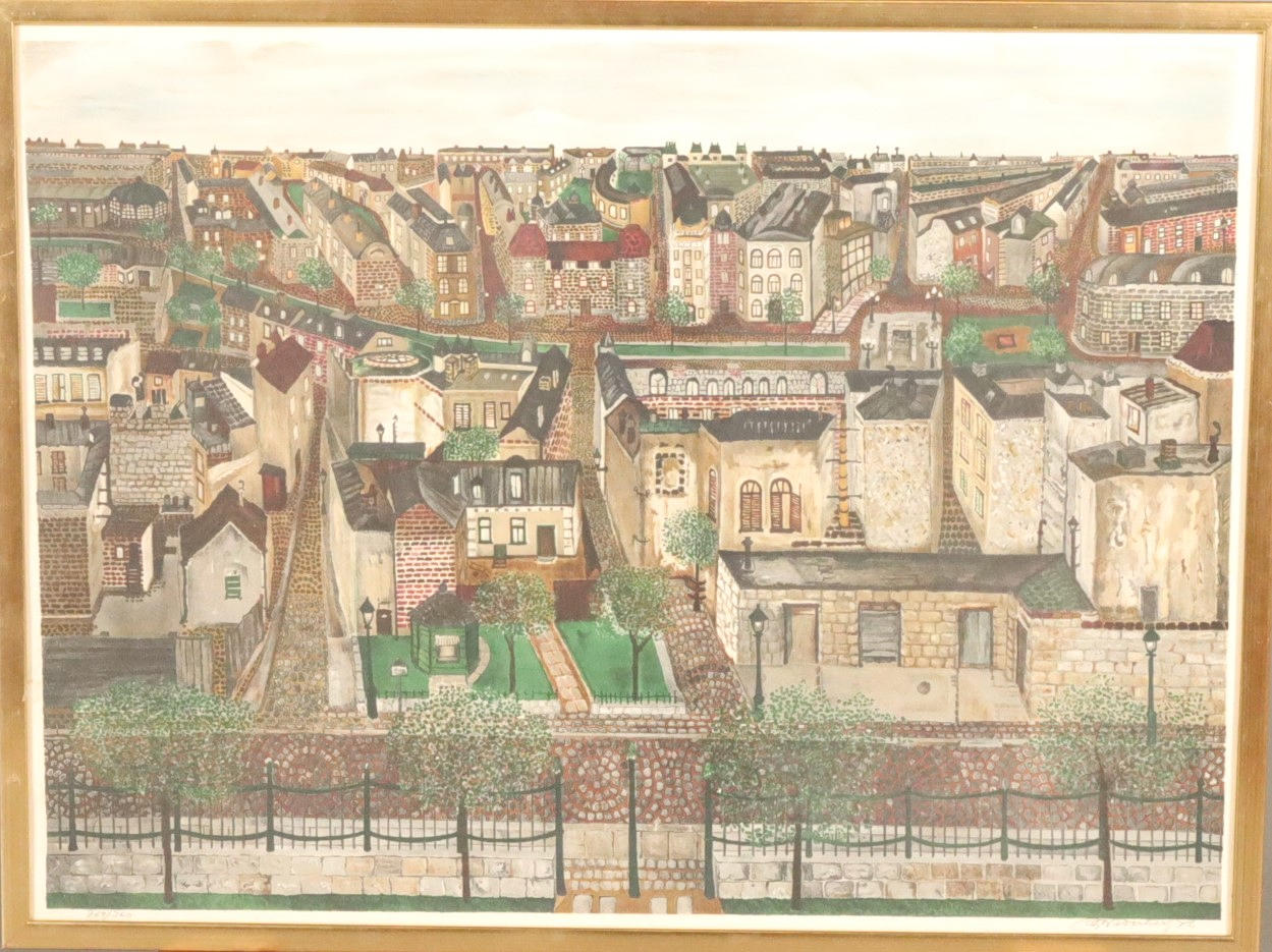 ARVID WIDERBERG. LITHOGRAPHY, signed and numbered.