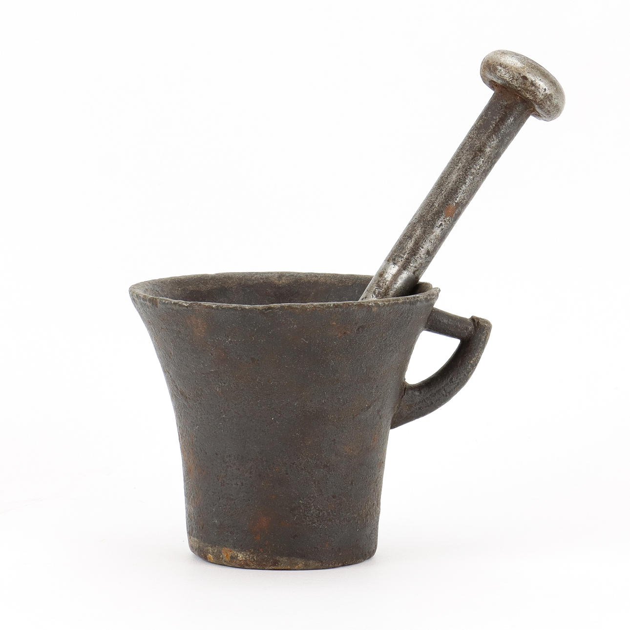 MORTEL gjutjärn, antik.