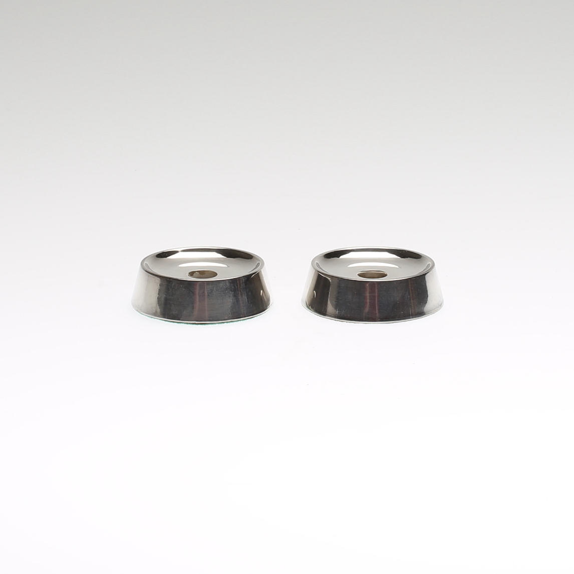 LJUSSTAKAR, ett par, sterling silver, Theresia Hvorslev, Lidköping, 1965.