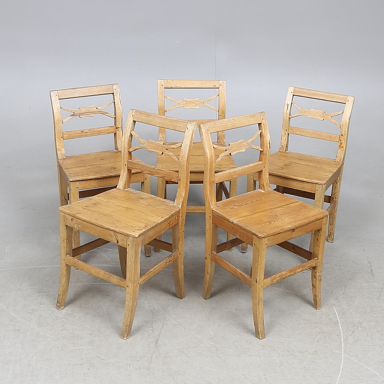 STOLAR, 5 st, allmoge, 1800-tal.