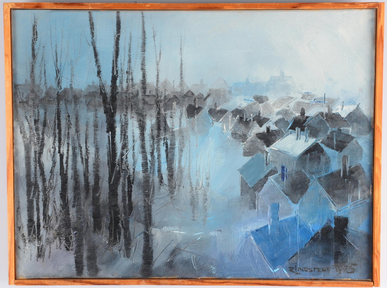 ROLF LINDSTEDT. Olja på duk.