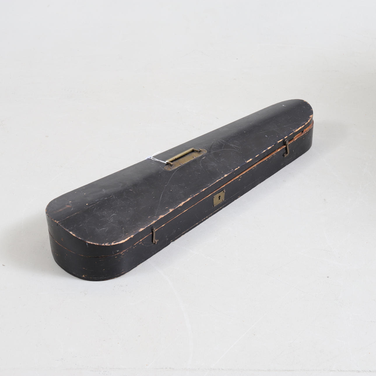 FIOLVÄSKA, trä & metall, 1900-tal.