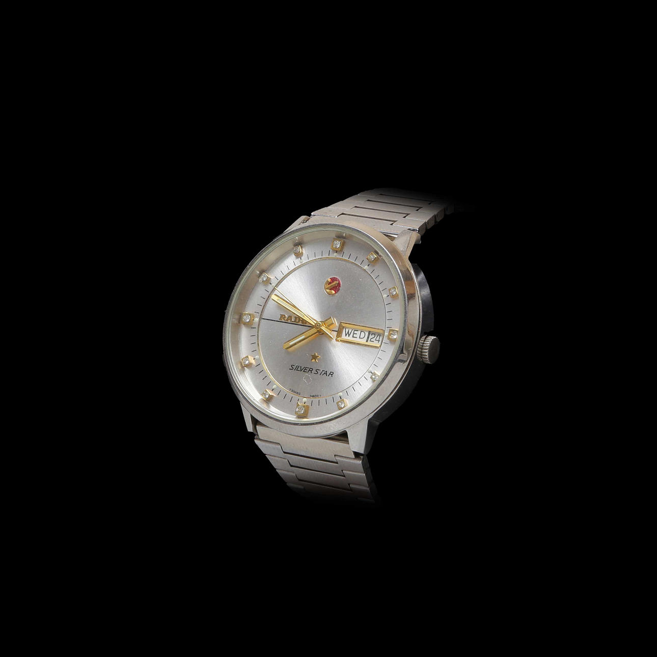 WRIST WATCH, RADO SILVER STAR.