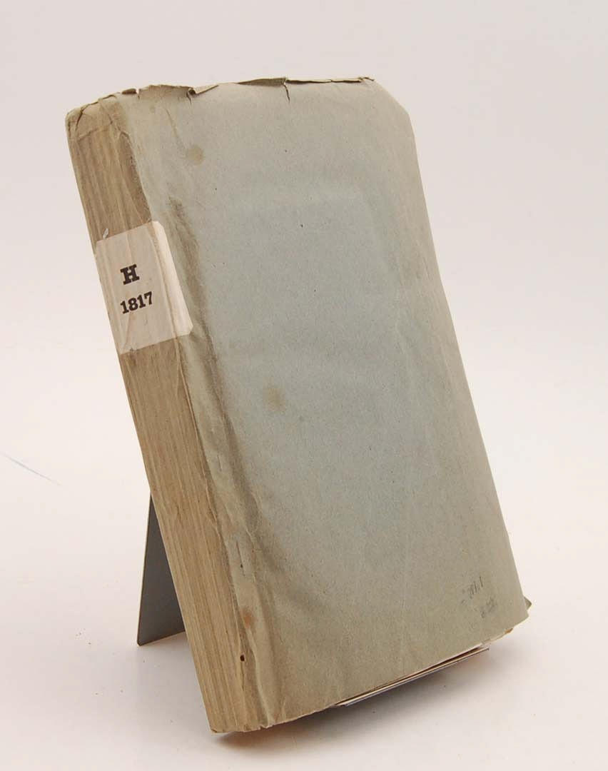 DUBB / KÖNIG / M.FL. Kongl. Vetenskaps Academiens Nya Handlingar för år 1817.