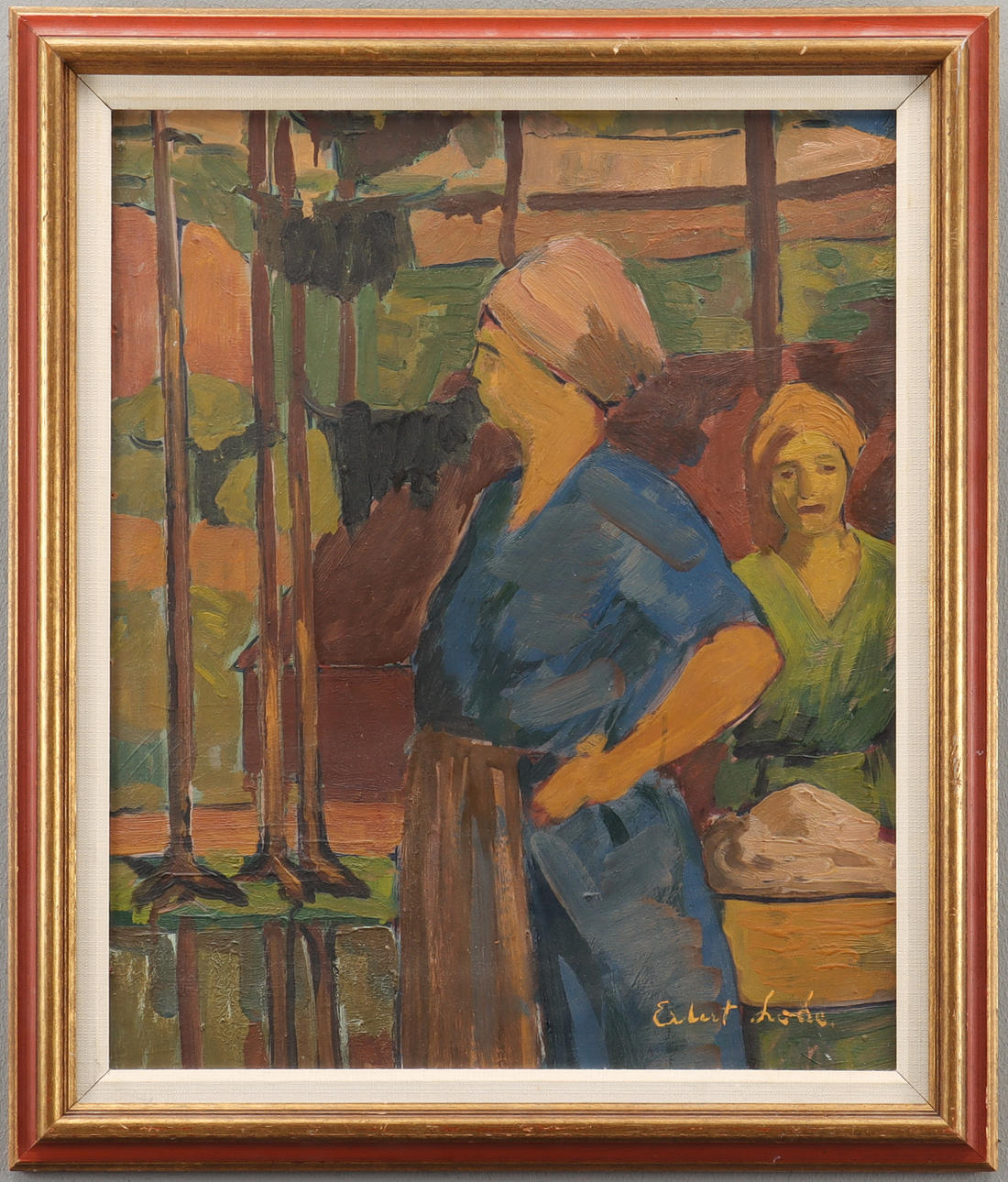 EILERT LOHE (1908 - 1973). Two women.