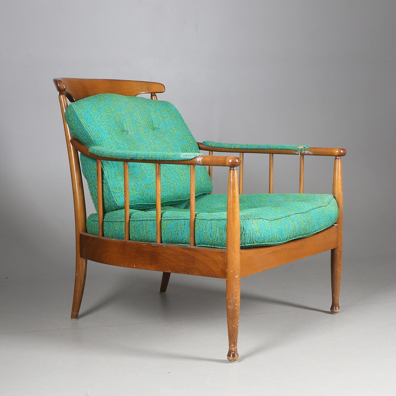 FÅTÖLJ, "Skrindan", Kerstin Hörlin-Holmqvist, OPE, 1900-talets andra hälft.