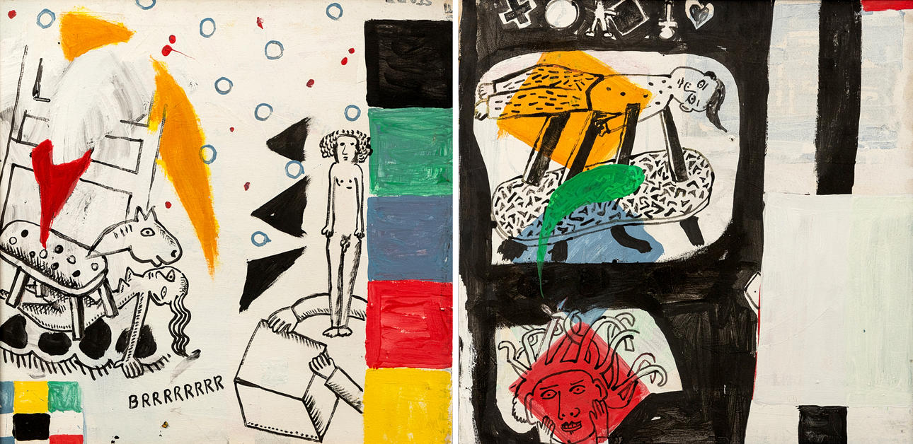 ANDRZEJ CISOWSKI (1962-2020). Diptych.