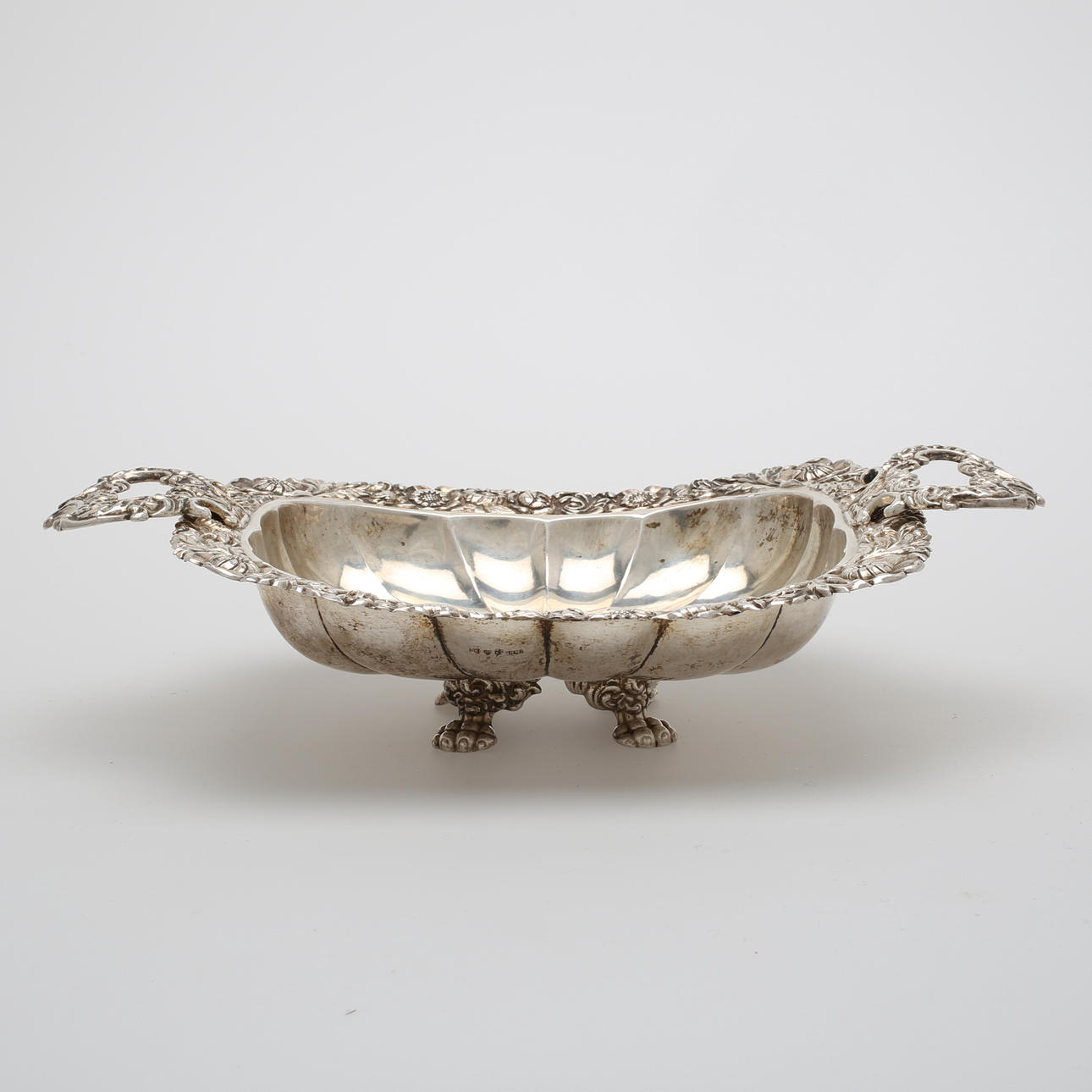 SKÅL, silver, Gustaf Möllenborg, 1850, vikt 373,75 gram.