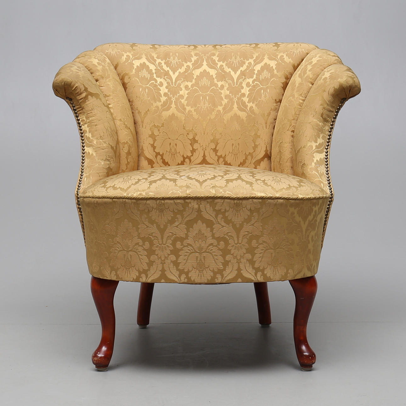 FÅTÖLJ, tapetserarstil, 1800-talets sista del.