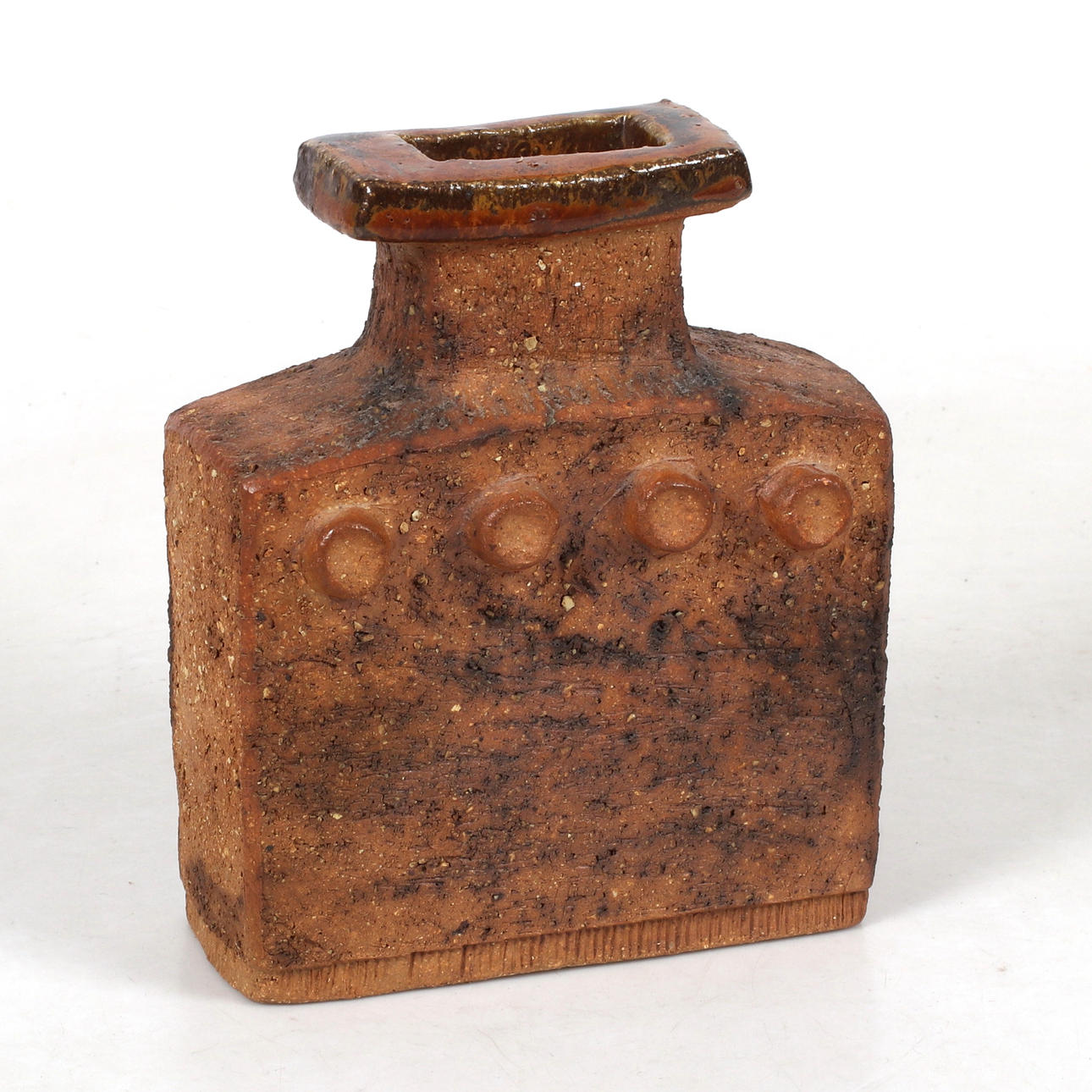 A 20th century Curt M Addin stoneware vase.