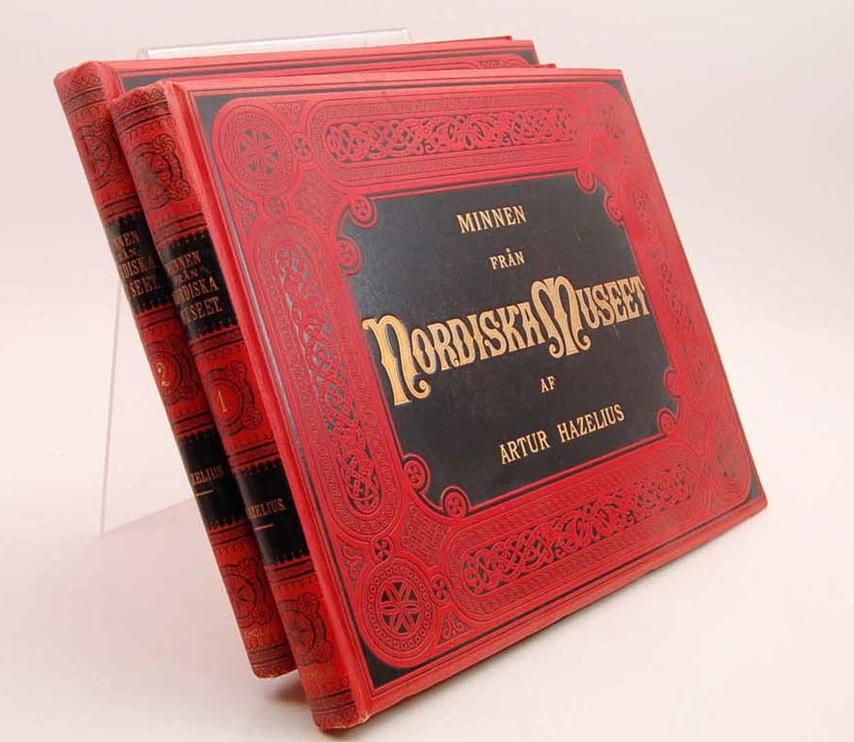 ARTUR HAZELIUS. Minnen från Nordiska Museet 2 volymer.