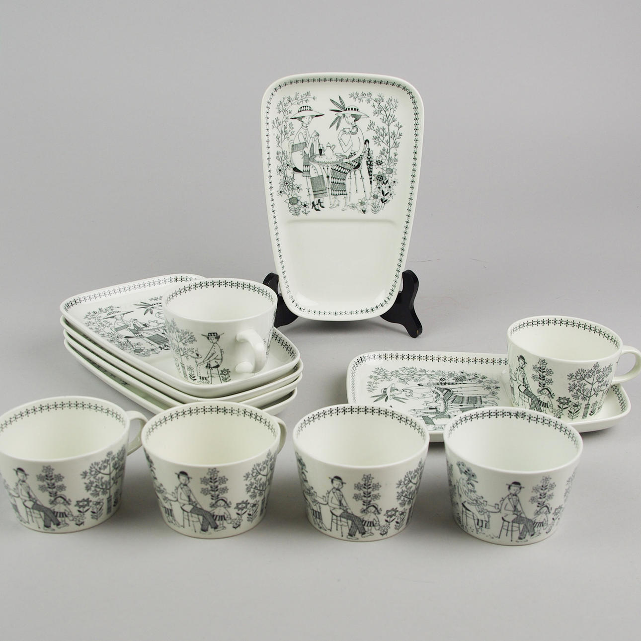 FRUKOSTSERVIS, "Emilia", Raija Uosikkinen, Arabia.