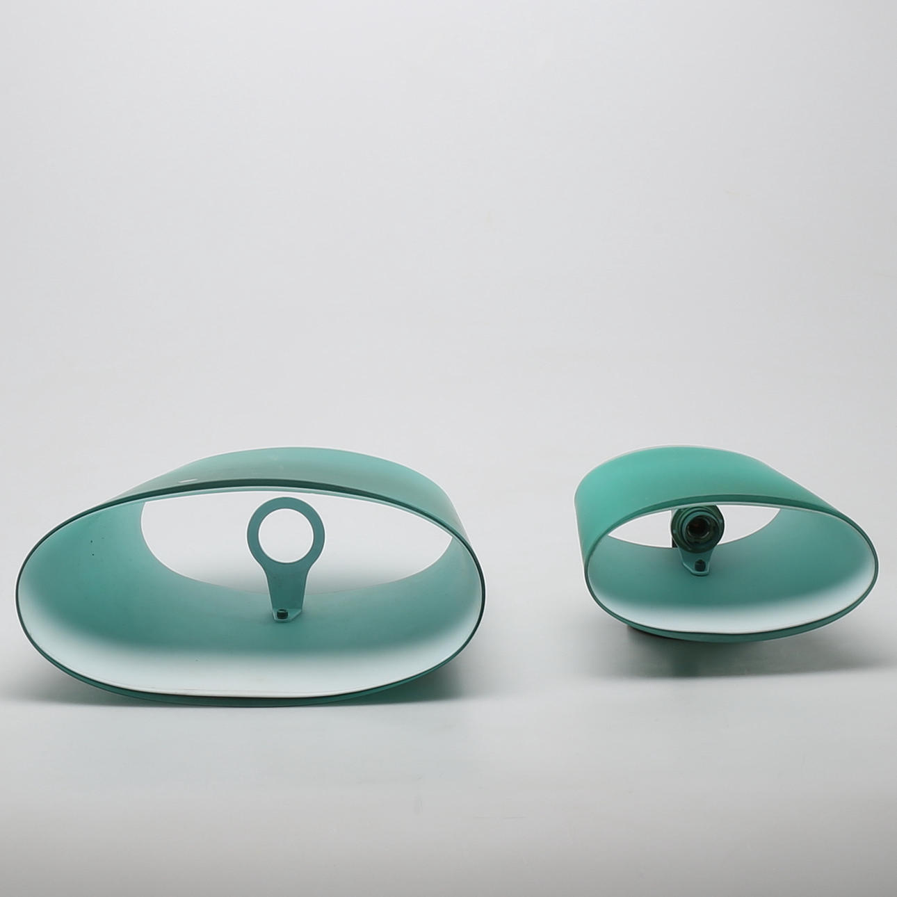 VÄGGLAMPA SAMT LAMPSKÄRM, Vetri Murano, 1970/80-tal.