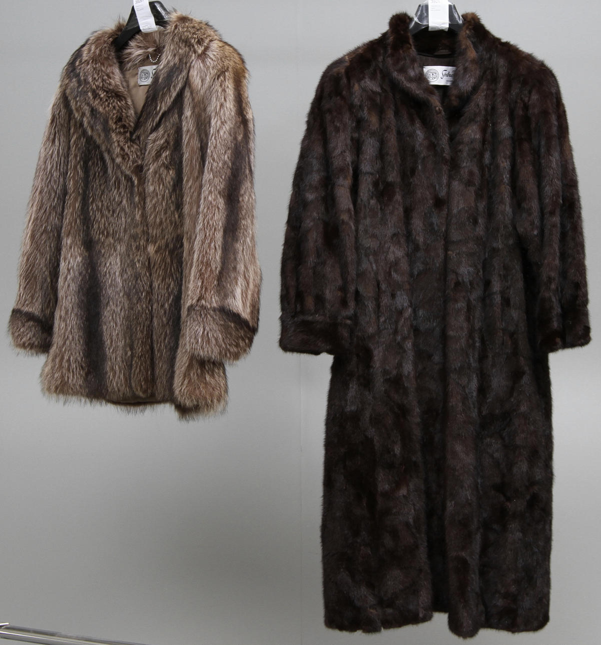 PÄLSAR 2 st Samt PÄLSJACKA.