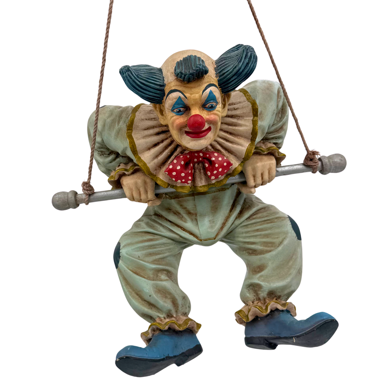 JUN ASILO. CLOWN FIGURE HANDCRAFTED IN 1996 SIGNED.