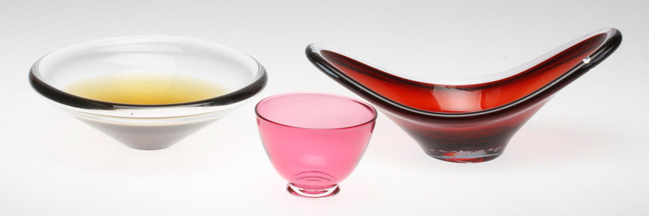 KONSTGLAS, 3 delar, 1900-tal.