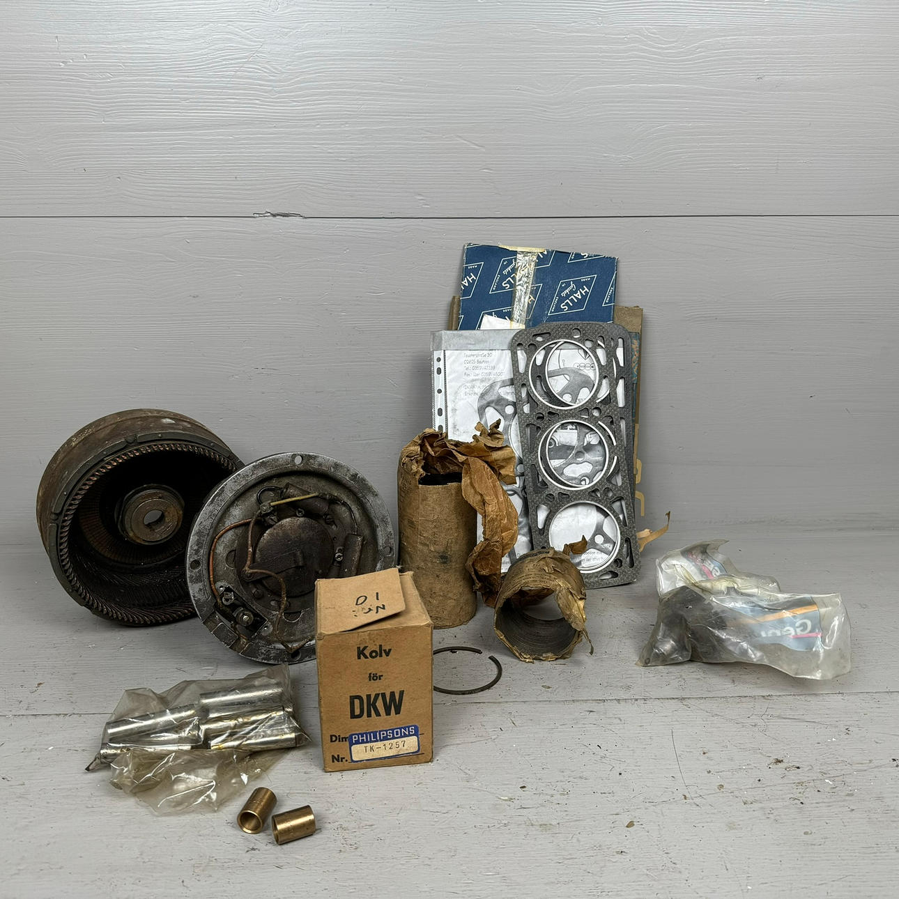 DKW, parti reservedele, 1930'erne, Tyskland.