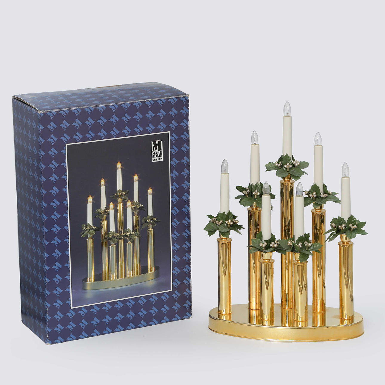 ADVENTSLJUSSTAKE I LÅDA, MARKSLÖJD.