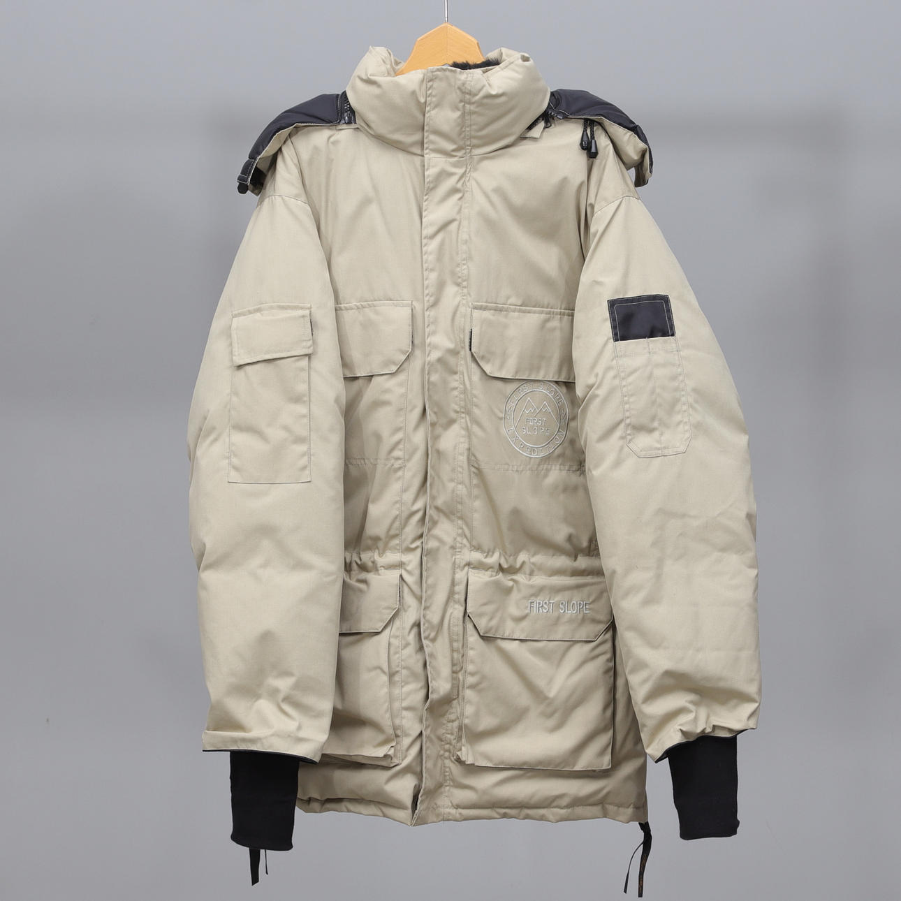 A DOWN JACKET, First Slope.