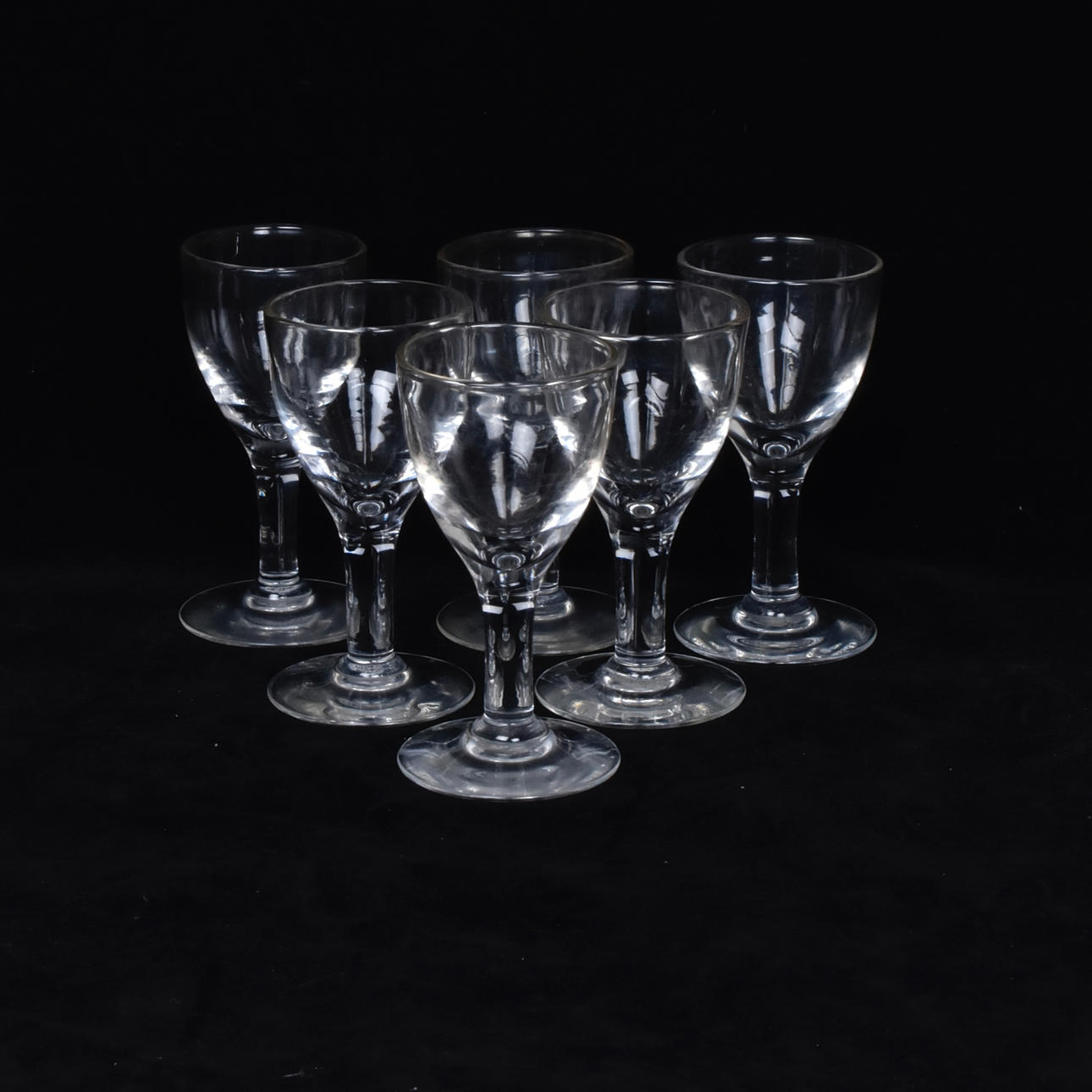 INGEGERD RÅMAN. Wine glasses, 6 pieces, “Bellman”, Skruf. Glass