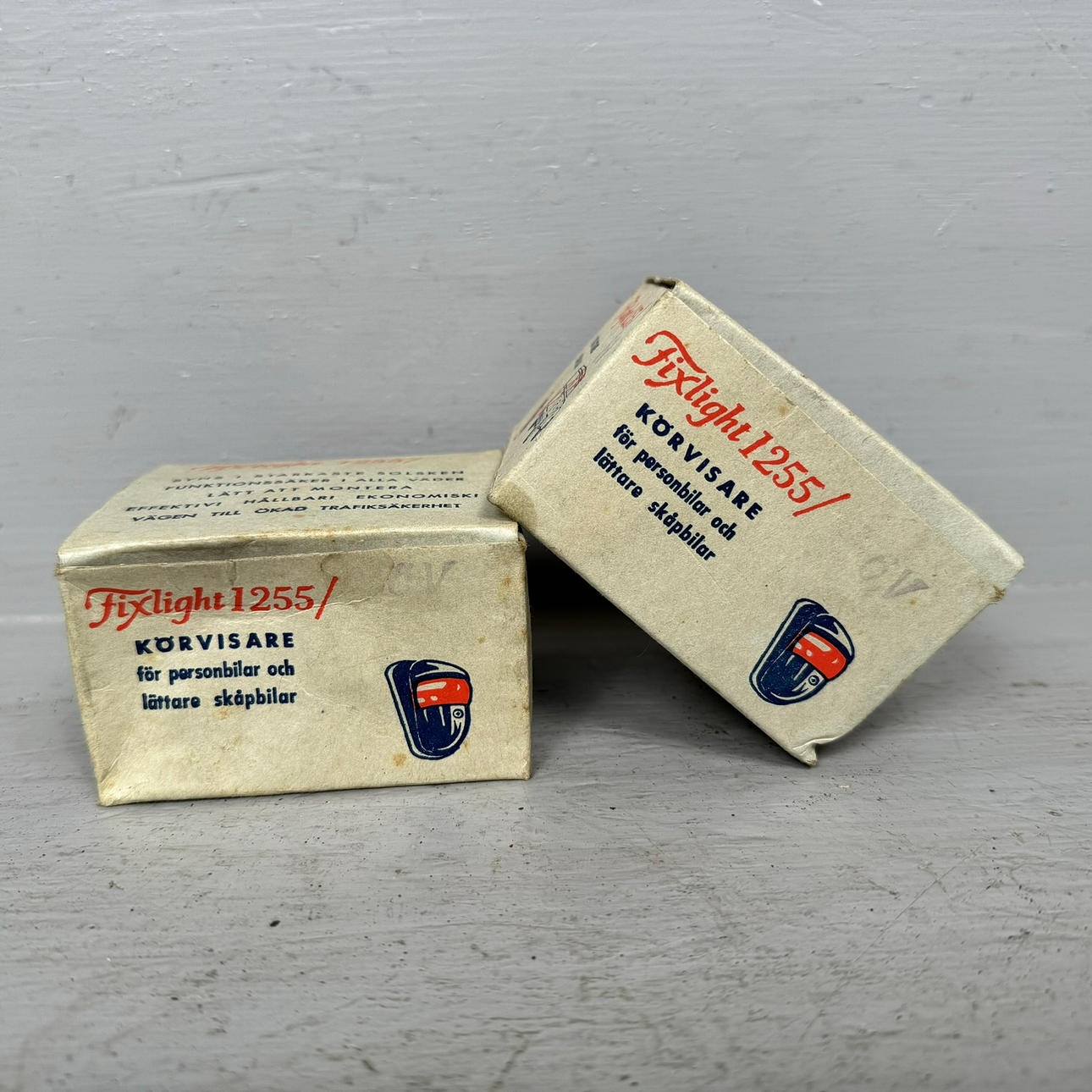 FIXLIGHT 1255, 2-piece direction indicator, 1950s, Sweden.