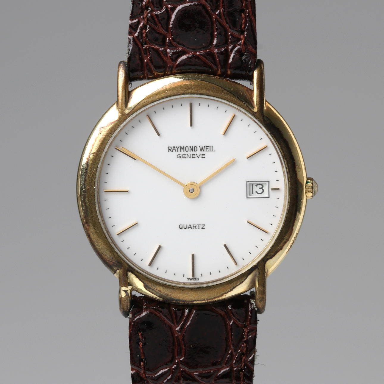 RAYMOND WEIL, WRISTWATCH. Gold plated, quartz.