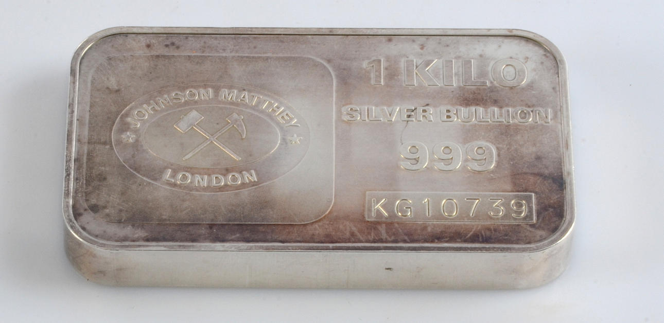 SILVERTACKA, 1 kg, Johnson Matthey, London.