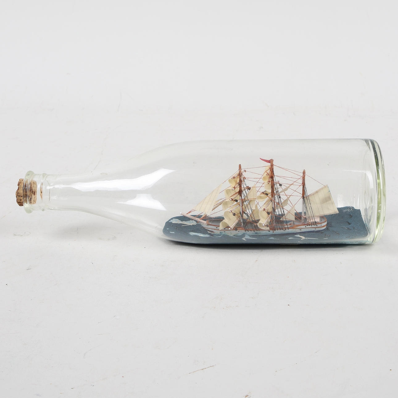 A 20th century bottle ship.