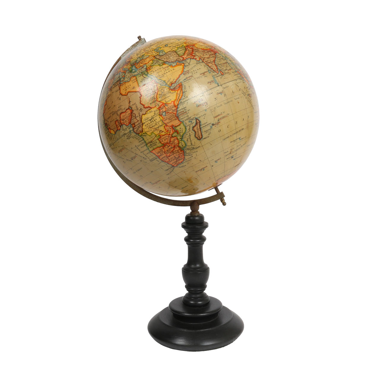 EN GEOGRAFISK 10 TUMS MARKJORDGLOB.